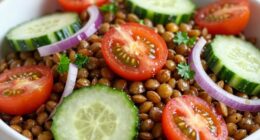 crunchy lentil salad dressing