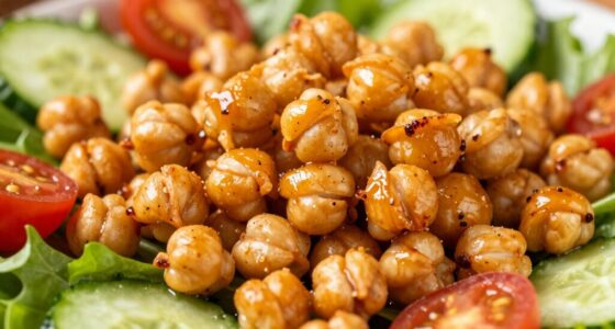 crunchy roasted chickpeas