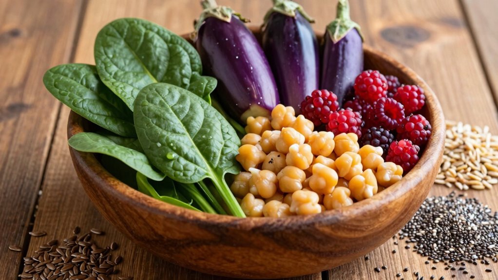 diverse fiber and probiotics