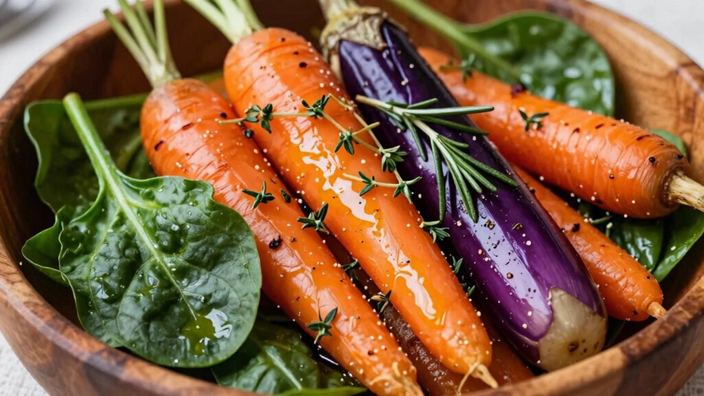 enhance vegetables with seasoning