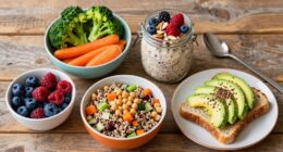 five day fiber meal plan