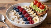 high fiber veggie mornings