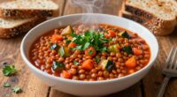 high protein veggie bolognese