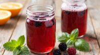 homemade sparkling vinegar drinks
