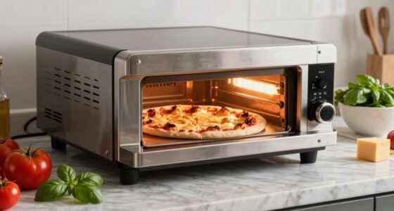 indoor electric pizza oven setup