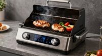 indoor grill moisture control