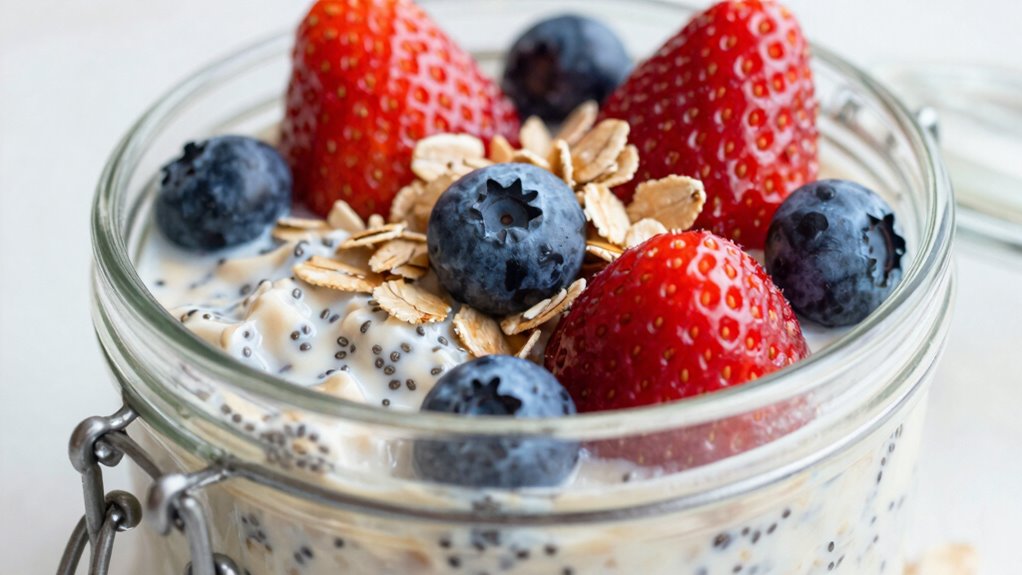 layered customizable overnight oats