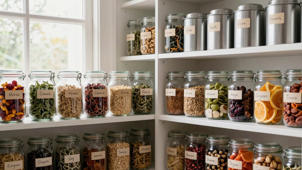 organize plan label reduce waste