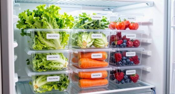 organize rotate minimize waste