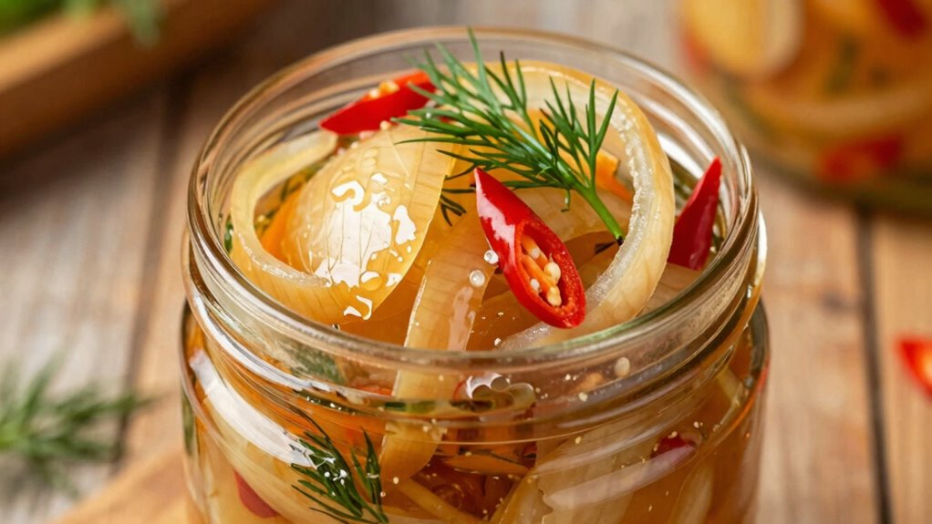 quick tangy pickled onions