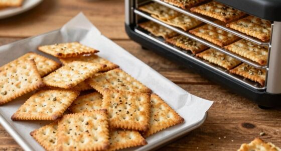 raw crackers with oven option