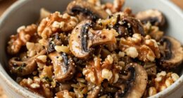 savory mushroom walnut filling