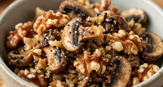 savory mushroom walnut filling