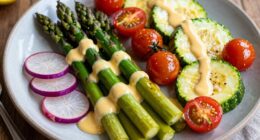 spring vegetable sheet pan dinner
