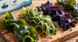 sustainable seaweed and vegetables