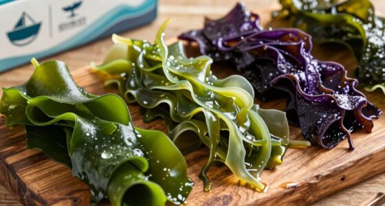 sustainable seaweed and vegetables