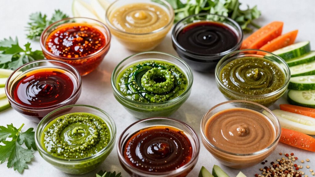 variety of versatile sauces