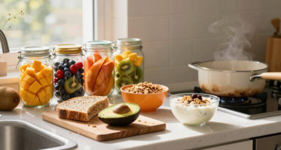 vegan breakfast prep session