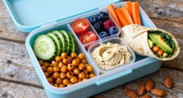 vegan varied lunch options