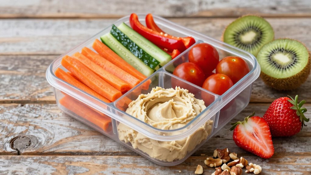 vibrant nutritious raw lunches