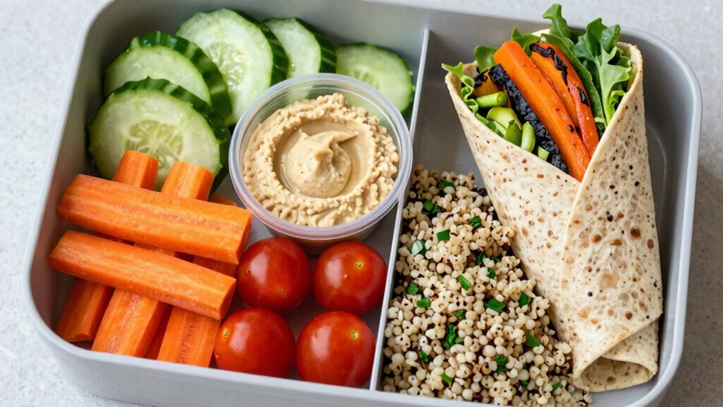 vibrant protein packed vegan lunches