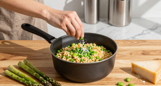 Rachel Roddy’s recipe for orzo with peas, broad beans, asparagus, parmesan and lemon | A kitchen in Rome
