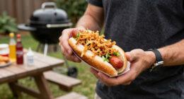 Before Adding Ketchup and Mustard to a Hot Dog, I Always Crumble This on Top First (Not Chips!)