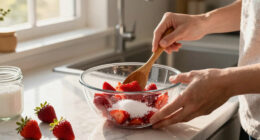 How to Macerate Strawberries With Sugar