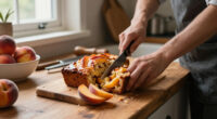 Peach Cobbler Loaf