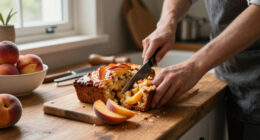 Peach Cobbler Loaf