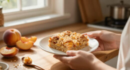 Peach Crumb Bars