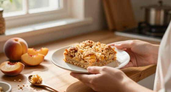 Peach Crumb Bars