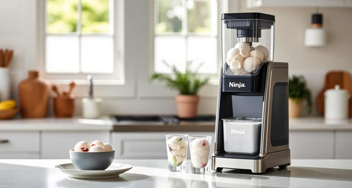 Beat the Summer Heat with Ninja NC701 CREAMi Swirl Ice Cream Maker