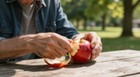 Eating Fruit Skins