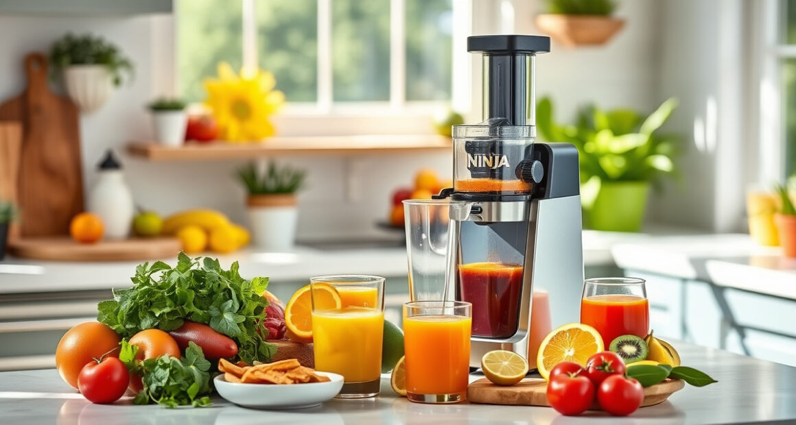 Host Effortlessly with the Ninja NeverClog Cold Press Juicer This Summer