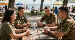 Sporting Diplomacy In Odesa: Ukrainian Servicemen Take On Italian Pacifists