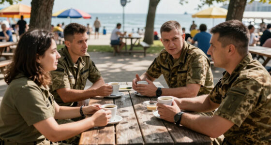 Sporting Diplomacy In Odesa: Ukrainian Servicemen Take On Italian Pacifists
