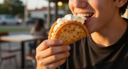 Taco Bell Churro Ice Cream Taco