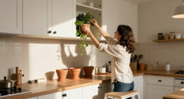 11 Clever Ideas For What To Do With The Awkward Space Above Kitchen Cabinets