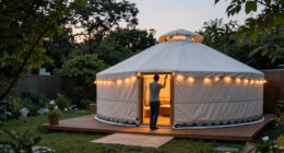 Amazon's Selling A Massive Yurt That'll Turn Your Backyard Into A Glamping Retreat