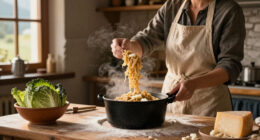 Pizzoccheri Della Valtellina: Buckwheat Ribbons, Cabbage, And Cheese