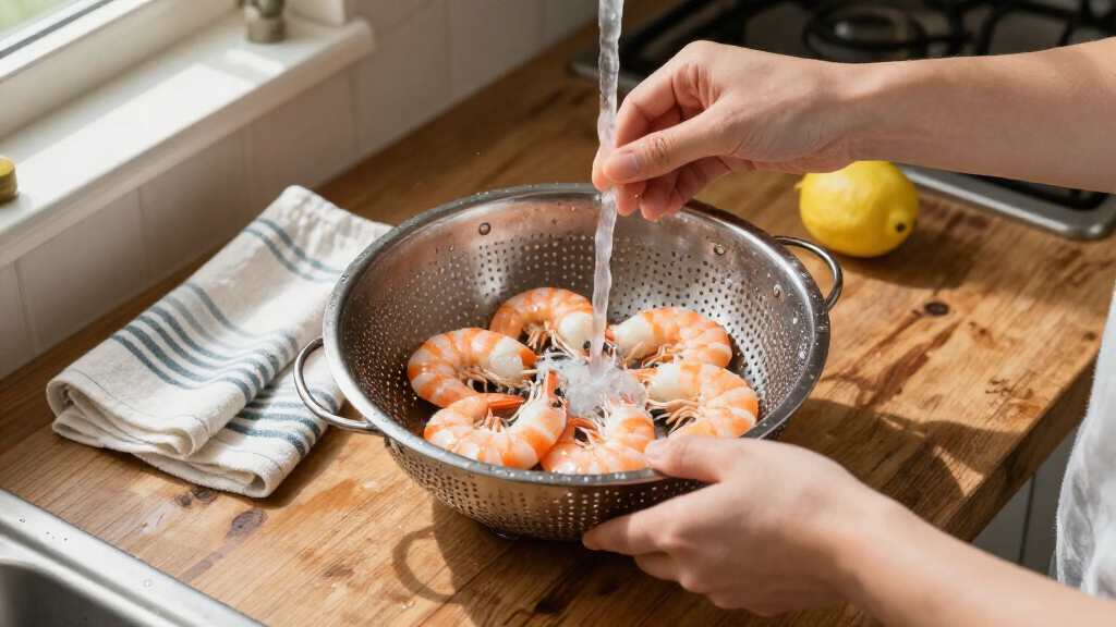 Thawing Out This Frozen Shrimp